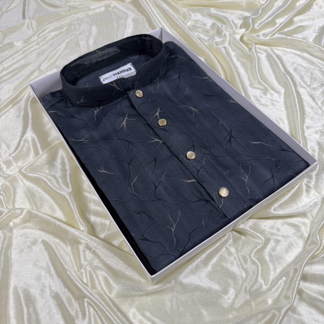 Printed 100% Soft Cotton Panjabi। প্রিন্টেড ১০০% সফট কটন পাঞ্জাবি - Image 4